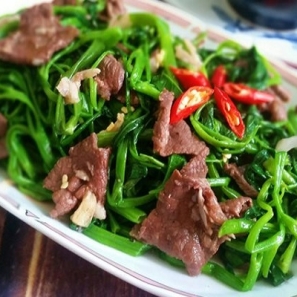 Rau Muốn Xào Bò